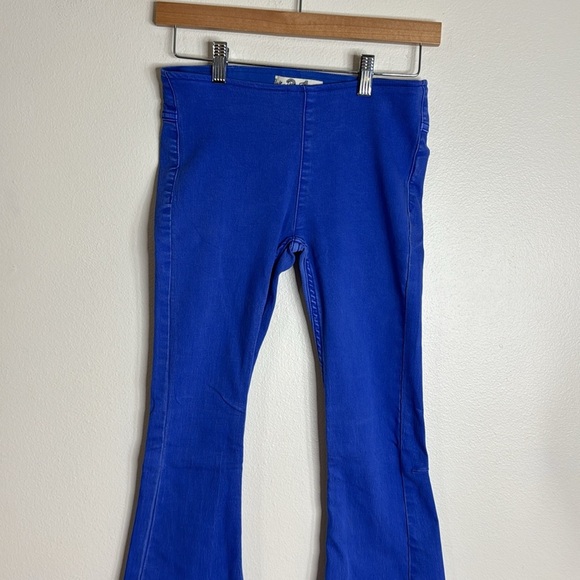Free people we the free penny flare elastic waist jeans size 2 - Picture 2 of 13